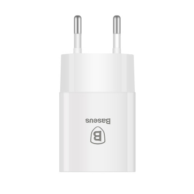 Марки Baseus Зарядно 220 v оригнално BASEUS 2.1A за Samsung/HTC/LG/Nokia/Apple и други бяло